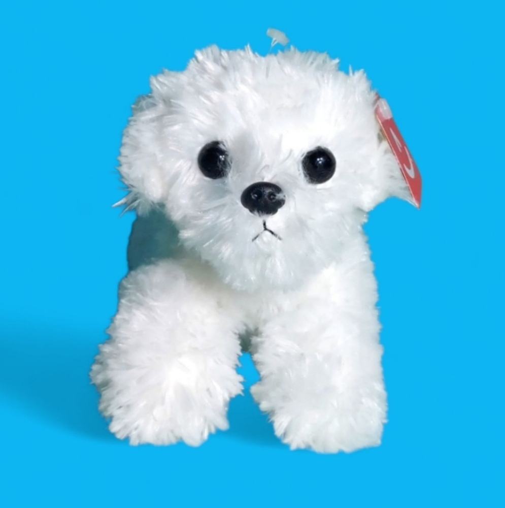 Aurora Snowball Small White Puppy Dog Plush Stuffed Animal